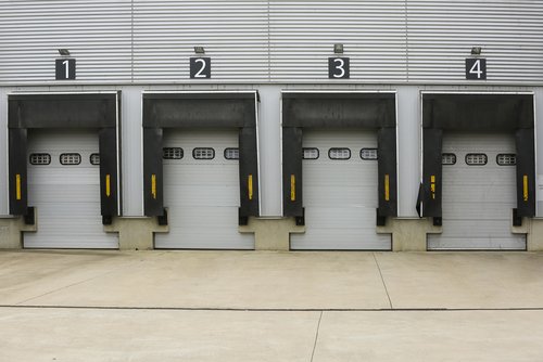 Industrial loading dock bays